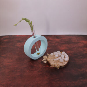 Donut Planter with Testtube (blue color)