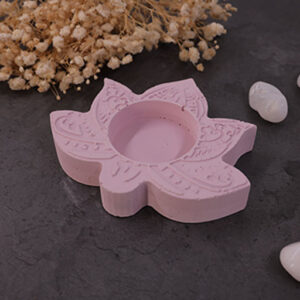 decorative Lotus Motif Tealight holder